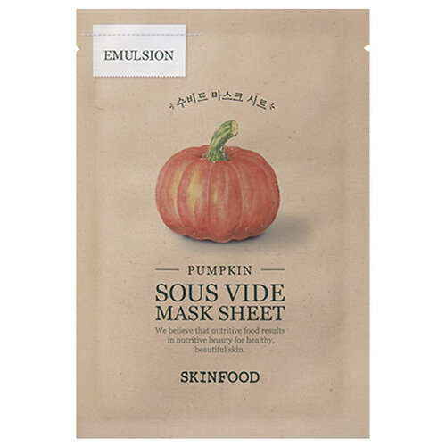 Pumkin Sous Vide Sheet Mask Skinfood Pumkin Sous Vide Sheet Mask