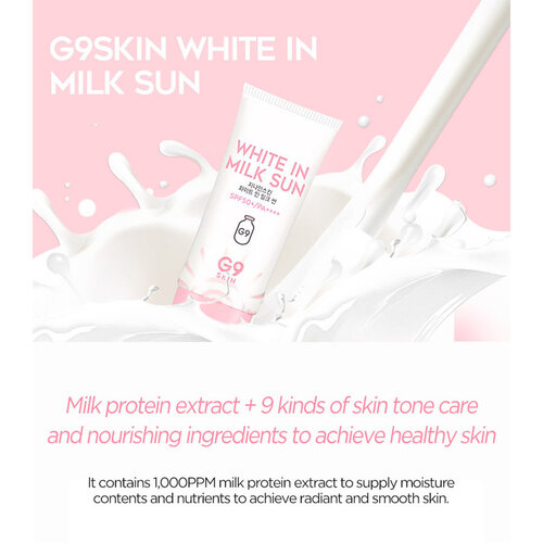 White In Milk Sun SPF50+ PA++++ G9 Skin White In Milk Sun SPF50+ PA++++