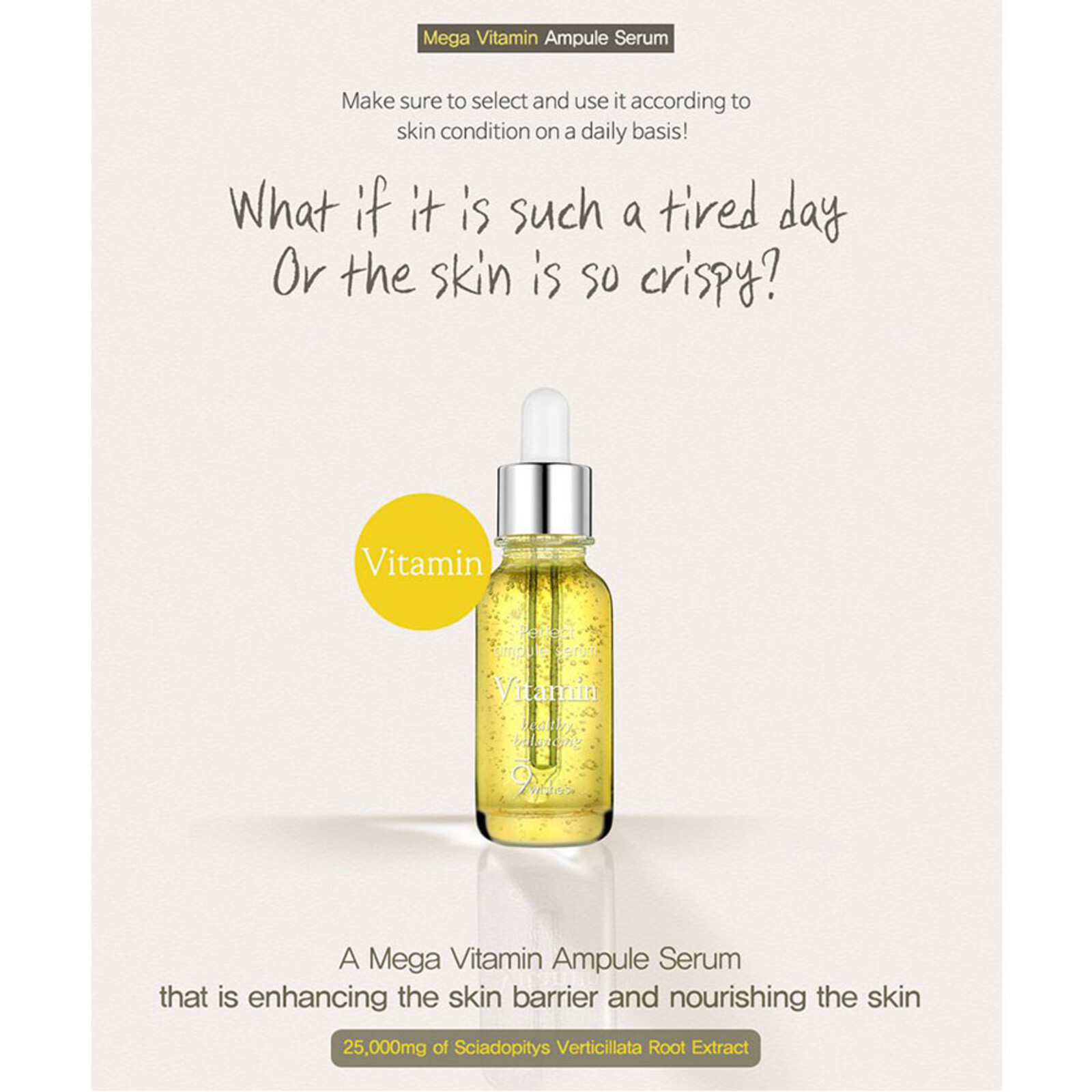 9Wishes Mega Vitamin Ampule Serum