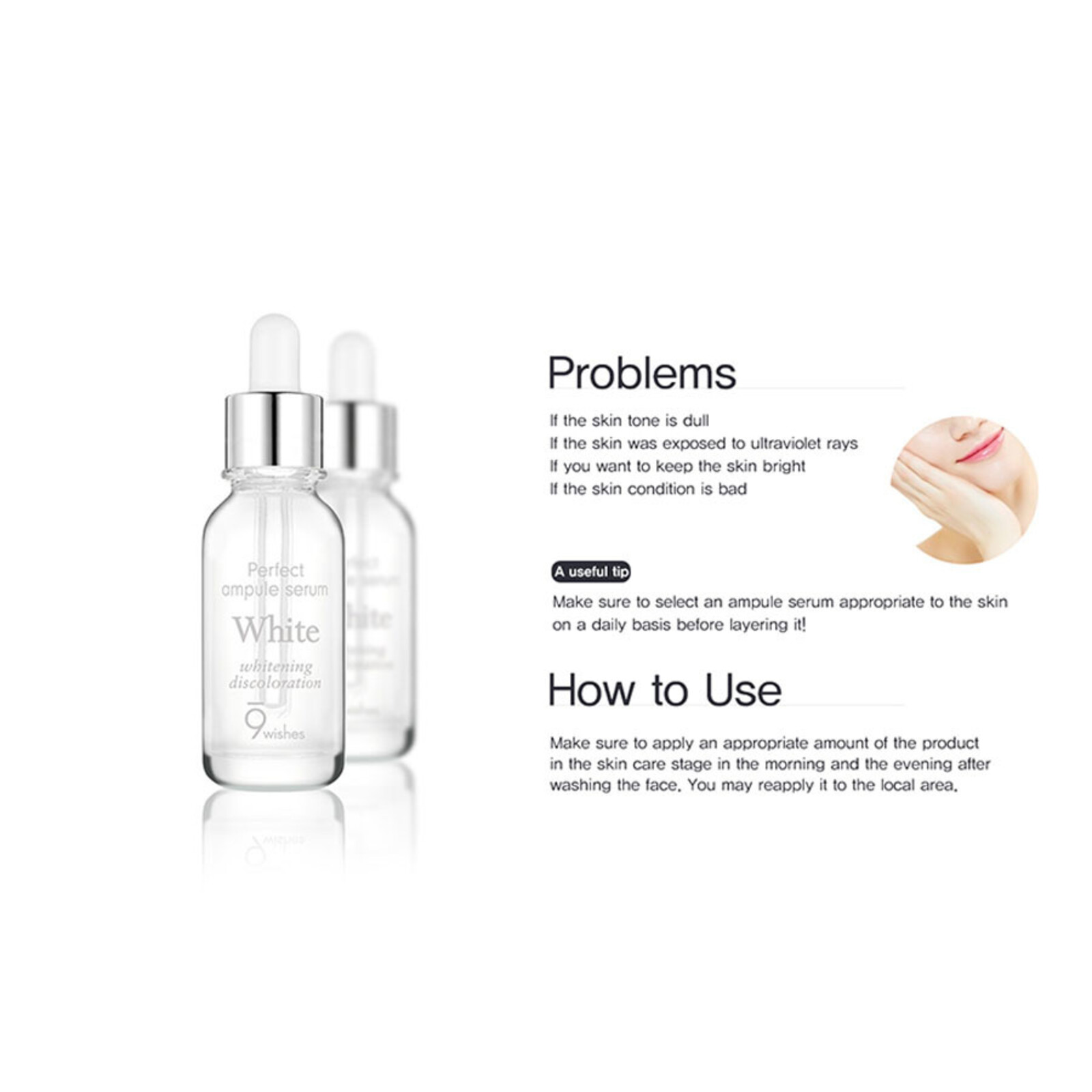 9Wishes Miracle White Ampule Serum