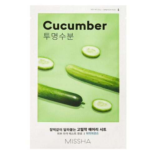 Airy Fit Sheet Mask Cucumber Missha Airy Fit Sheet Mask Cucumber