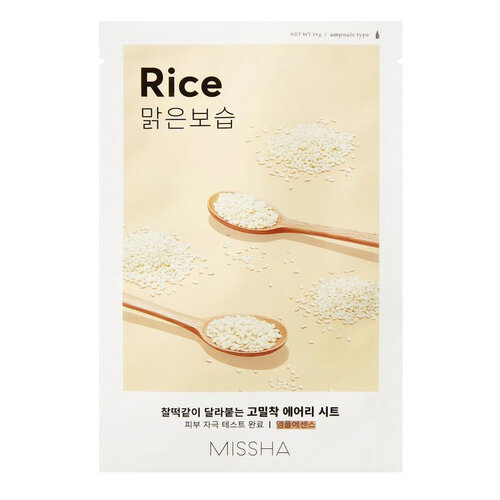 Airy Fit Sheet Mask Rice Missha Airy Fit Sheet Mask Rice