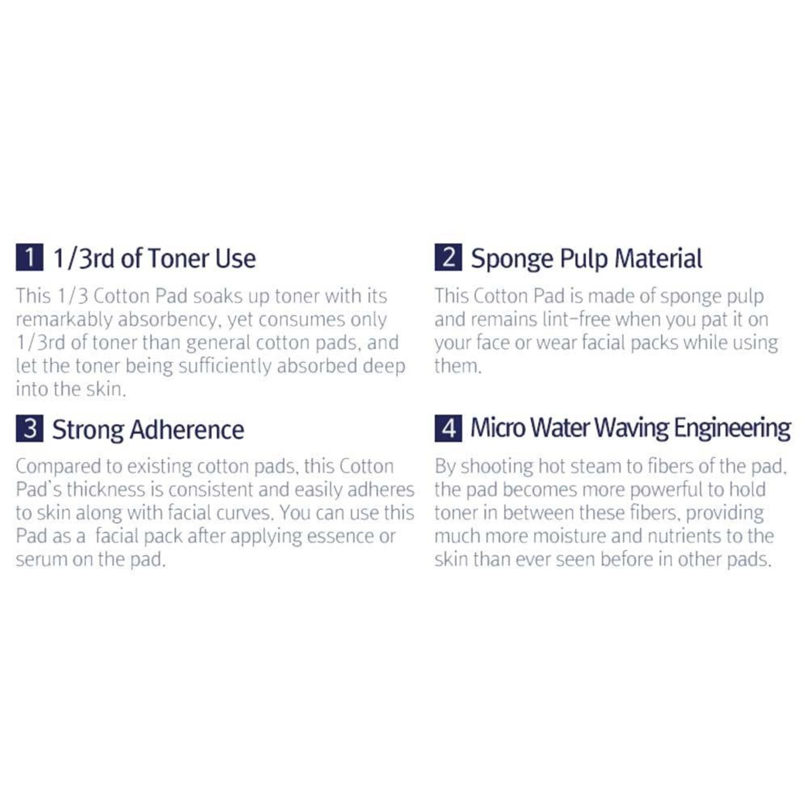 Pyunkang Yul 1/3 Cotton Pads