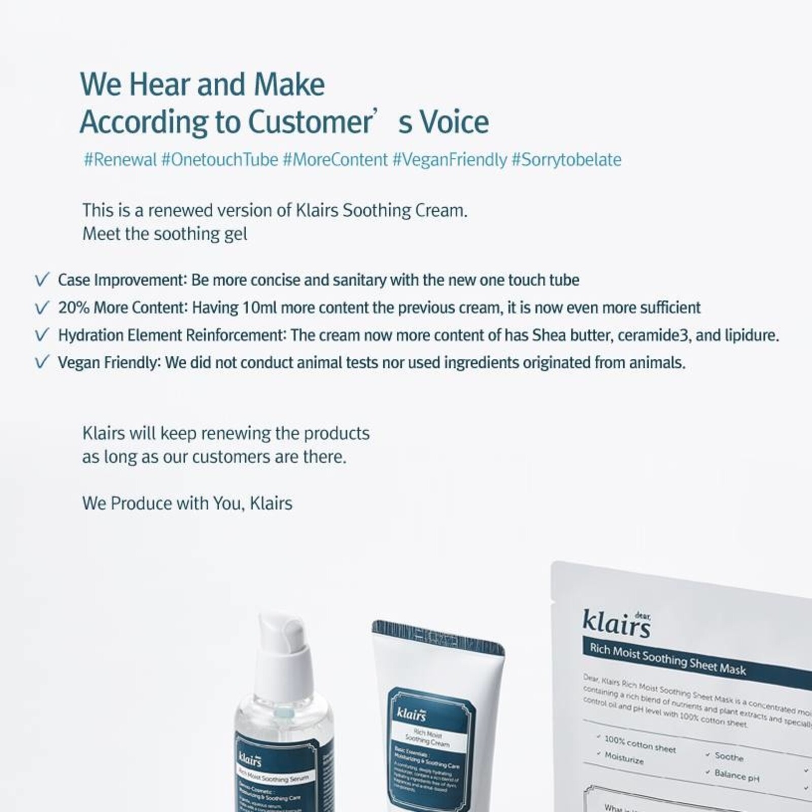 Klairs Rich Moist Soothing Cream