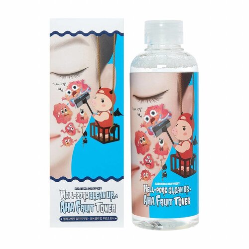 Milky Piggy Hell Pore Clean Up AHA Fruit Toner Elizavecca Milky Piggy Hell Pore Clean Up AHA Fruit Toner