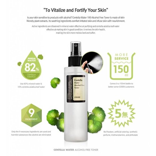COSRX Centella Water Alcohol Free Toner
