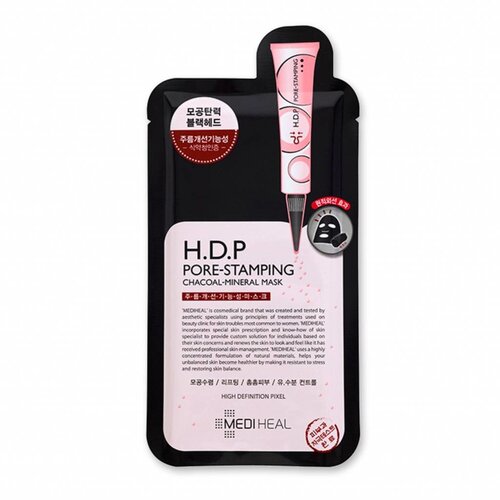 Mediheal H.D.P Pore-Stamping Charcoal Mineral Mask