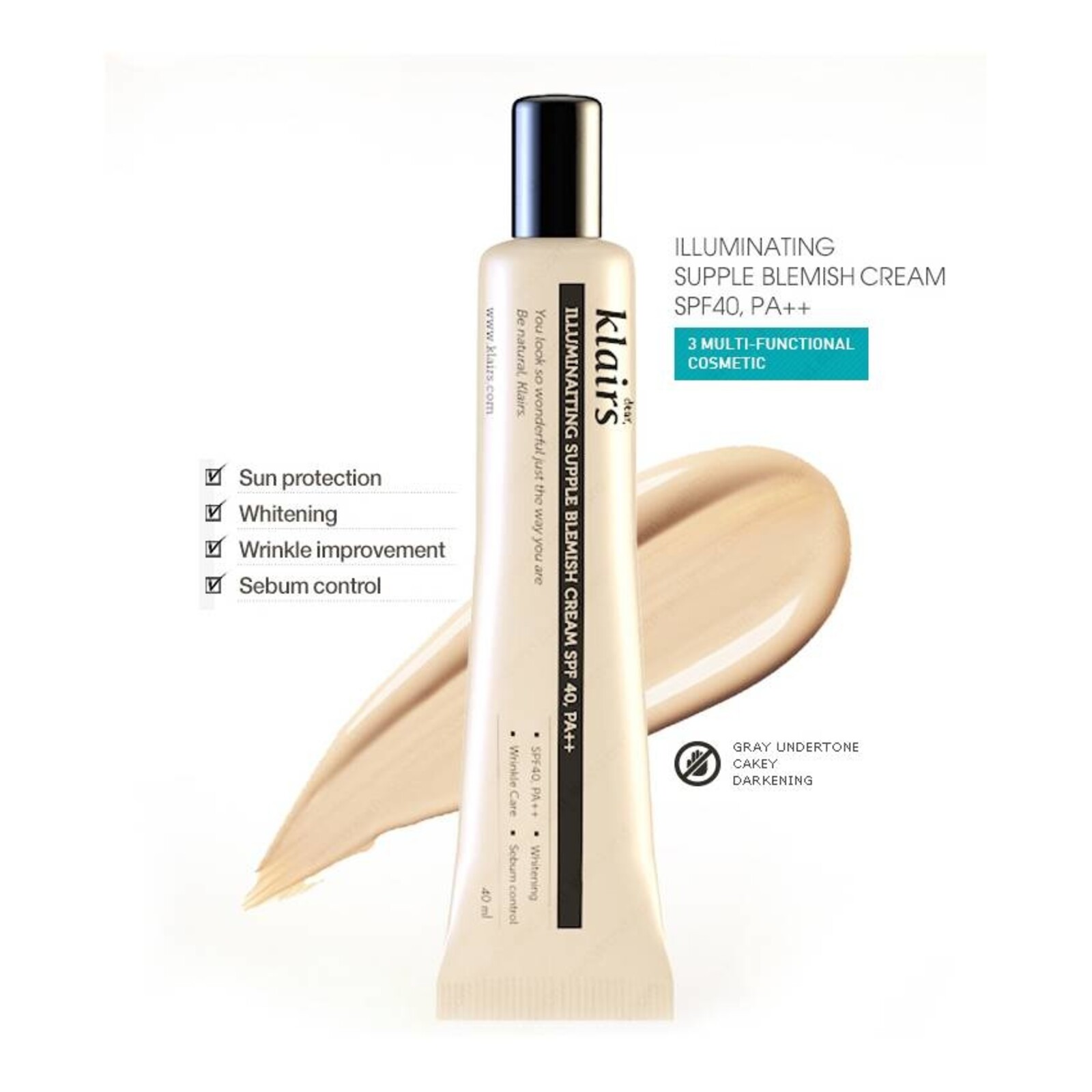 Klairs Illuminating Supple Blemish Cream SPF40++