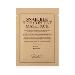 Benton Snail Bee High Content Mask Snail Bee High Content Mask
