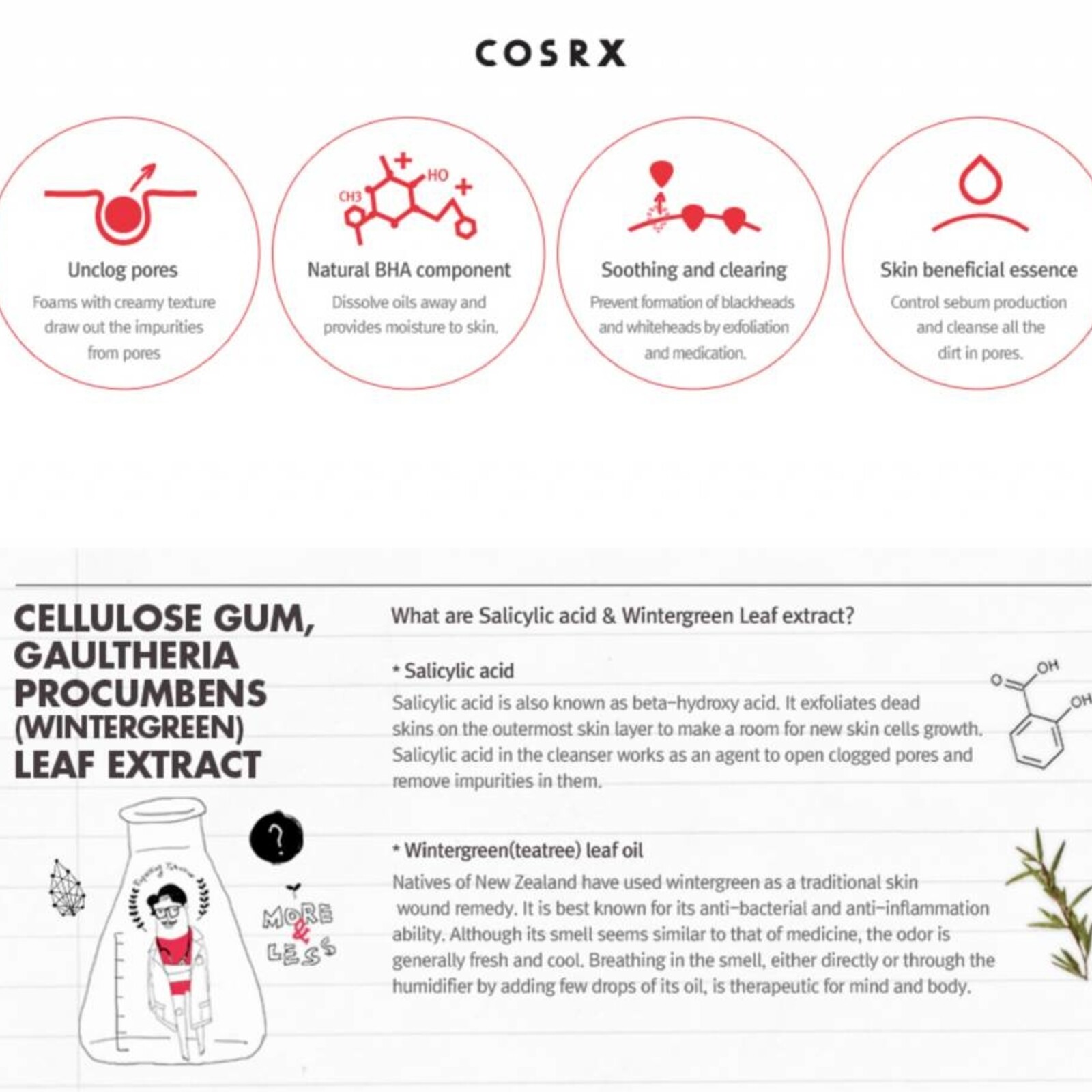 COSRX Salicylic Acid Daily Gentle Cleanser