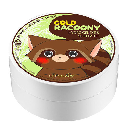 Gold Racoony Hydro Gel Eye & Spot Patch Secret Key Gold Racoony Hydro Gel Eye & Spot Patch