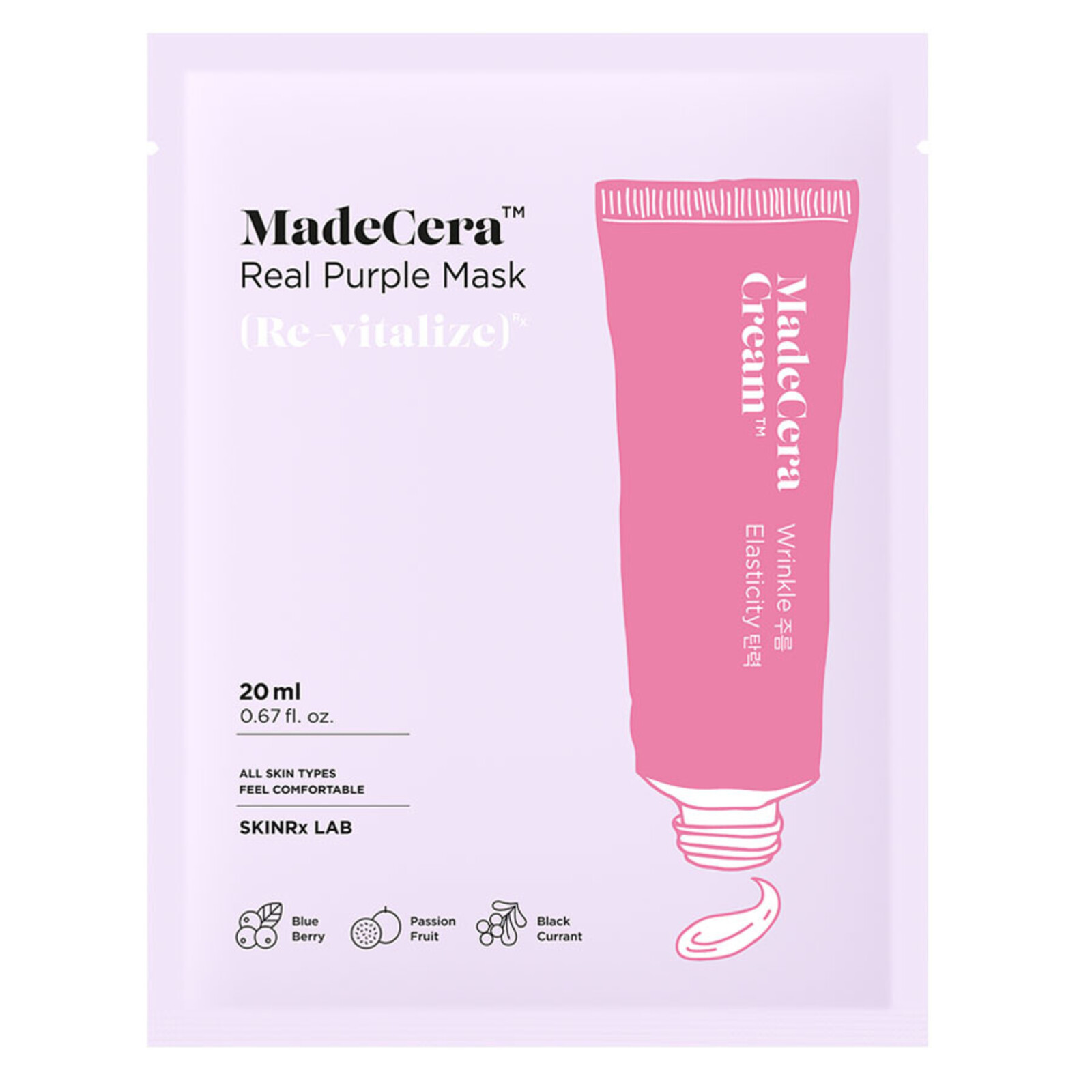 SkinRx LAB MadeCera Real Purple Mask