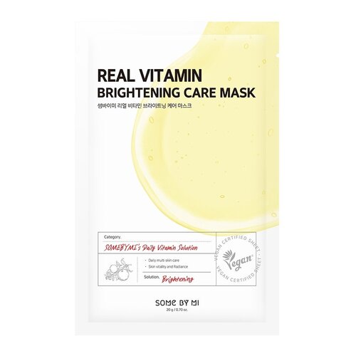 Real Vitamin Brightening Care Mask Some By Mi Real Vitamin Brightening Care Mask