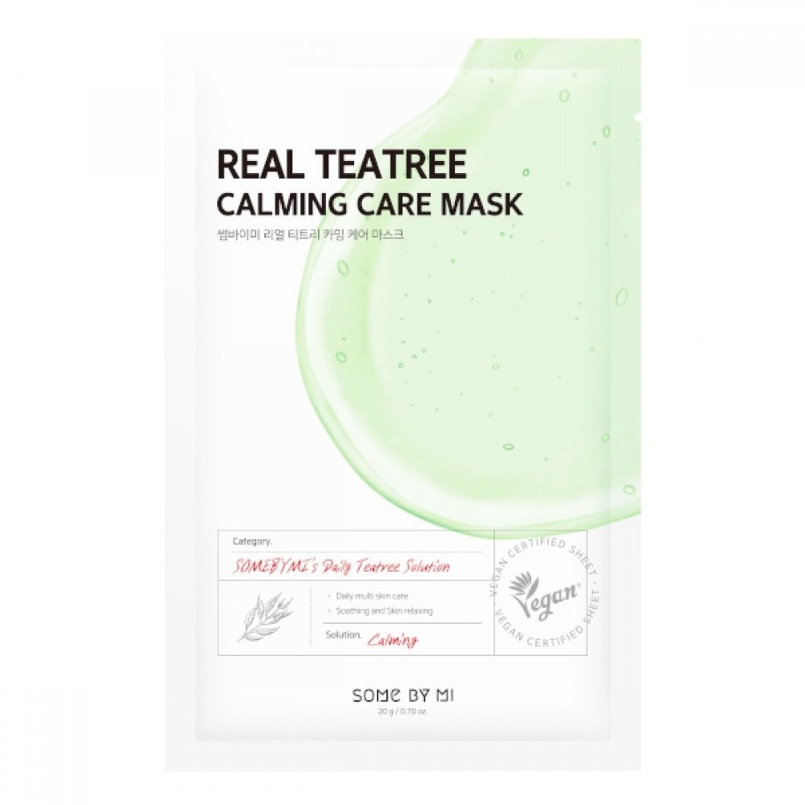 Some By Mi Real Tea Tree Calming Care Mask