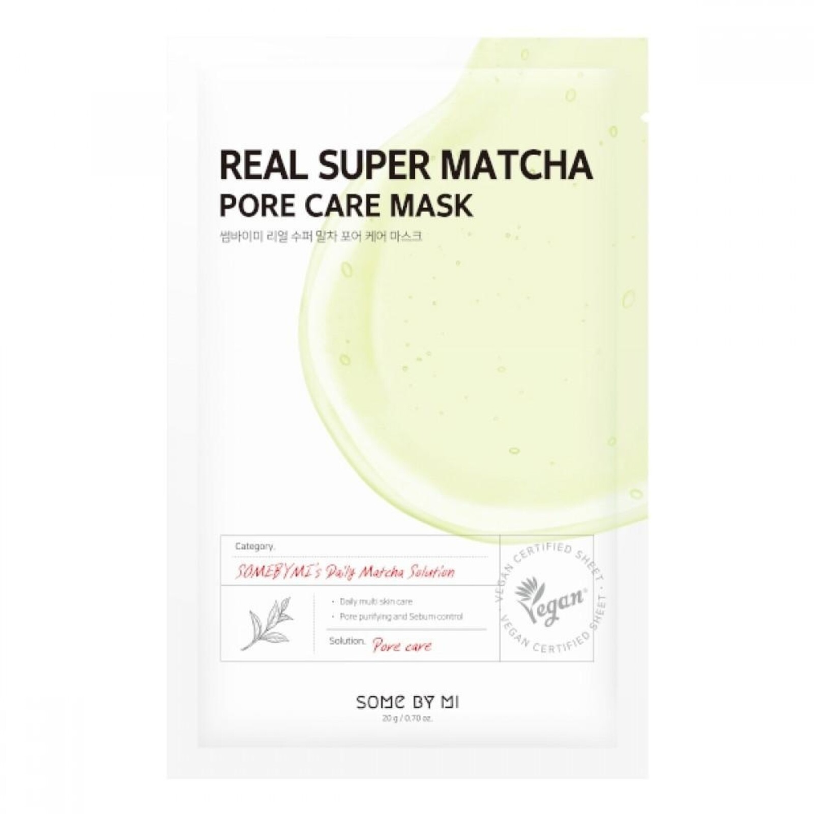 Some By Mi Real Super Matcha Pore Care Mask