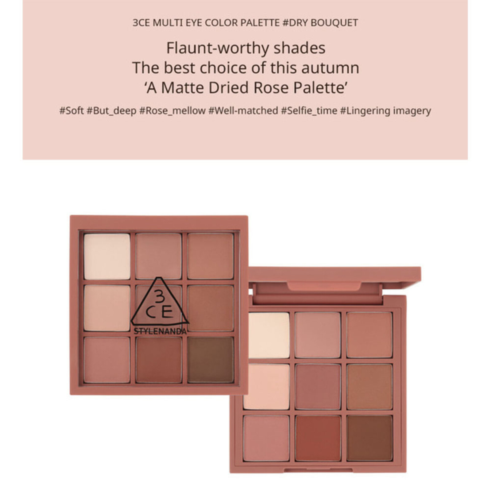 3CE Multi Eye Color Palette Dry Bouquet