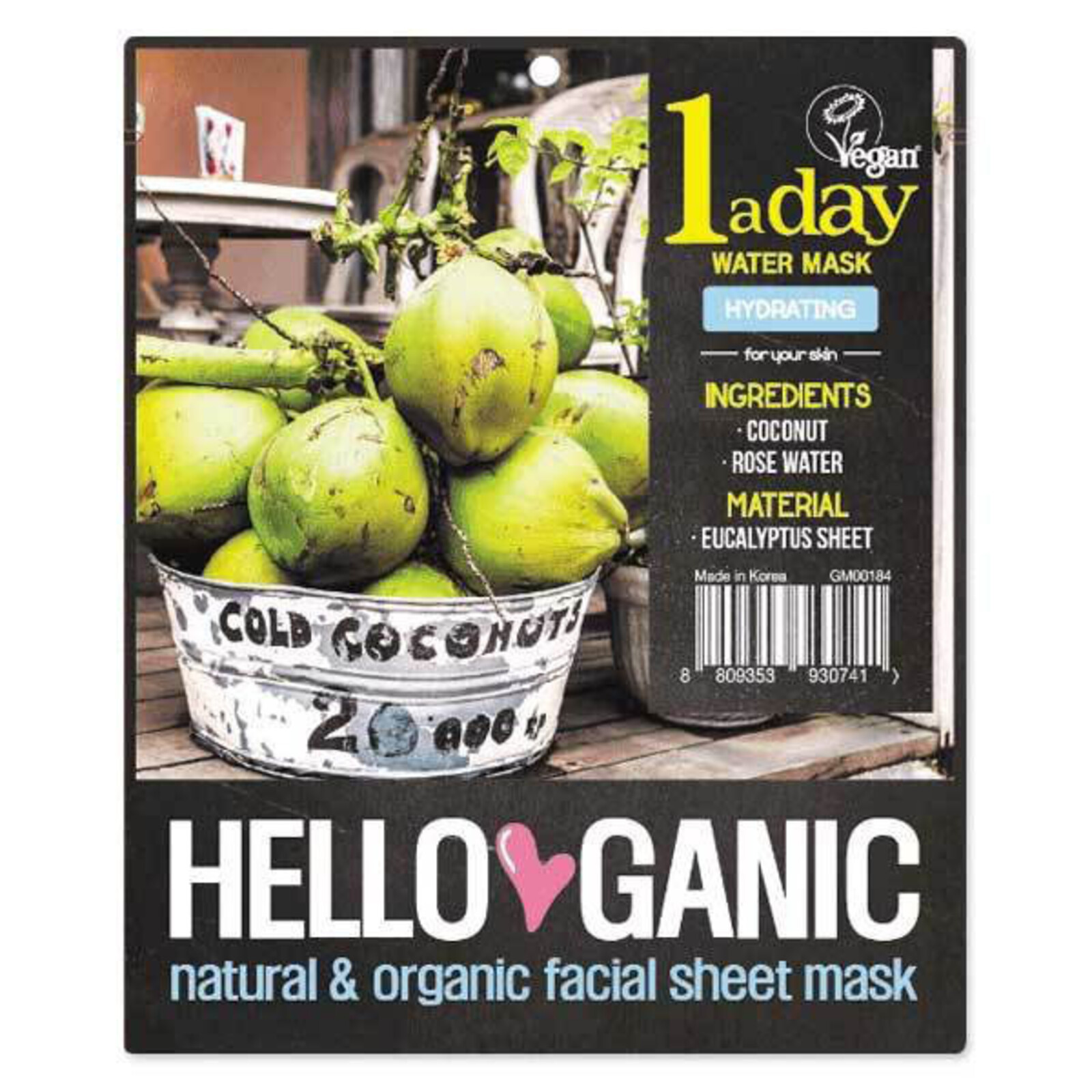 Hello Ganic One a Day Water mask