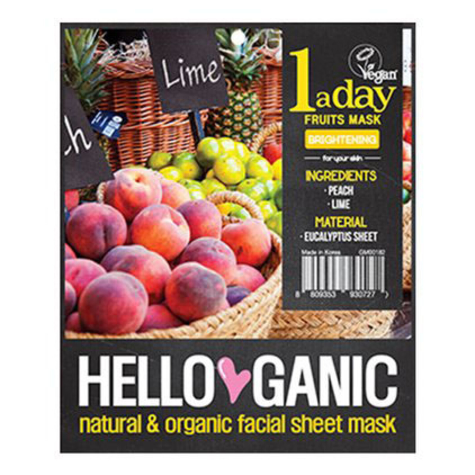 Hello Ganic One a day Fruit Mask