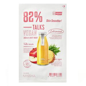 Talks Vegan Squeeze Sheet Mask Skin Smoother