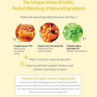 Propolis Vitamin Sleeping Mask iUNIK Propolis Vitamin Sleeping Mask