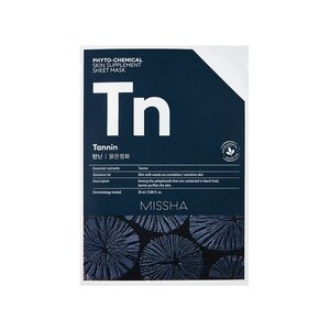 Missha Phytochemical Tannin Skin Supplement Sheet Mask Phytochemical Tannin Skin Supplement Sheet Mask