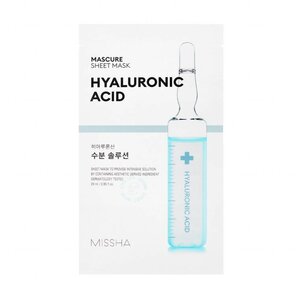 Missha Mascure Hyaluronic Acid Rescue Solution Sheet Mask Mascure Hyaluronic Acid Rescue Solution Sheet Mask