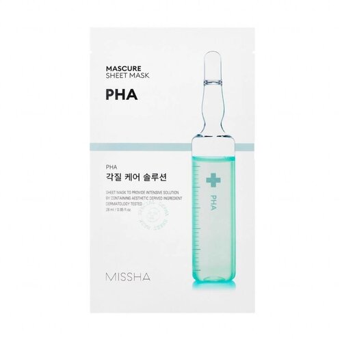 Mascure PHA Rescue Solution Sheet Mask Missha Mascure PHA Rescue Solution Sheet Mask