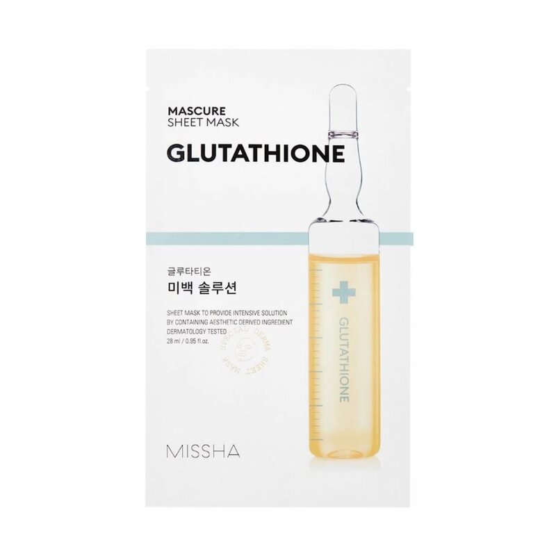 Mascure Glutathione Rescue Solution Sheet Mask