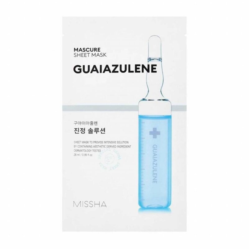 Mascure Guaiazulene Rescue Solution Sheet Mask