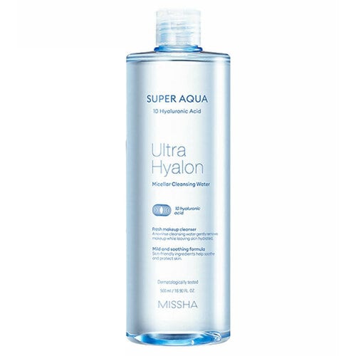 Super Aqua Ultra Hyalon Micellar Cleansing Water Missha Super Aqua Ultra Hyalon Micellar Cleansing Water