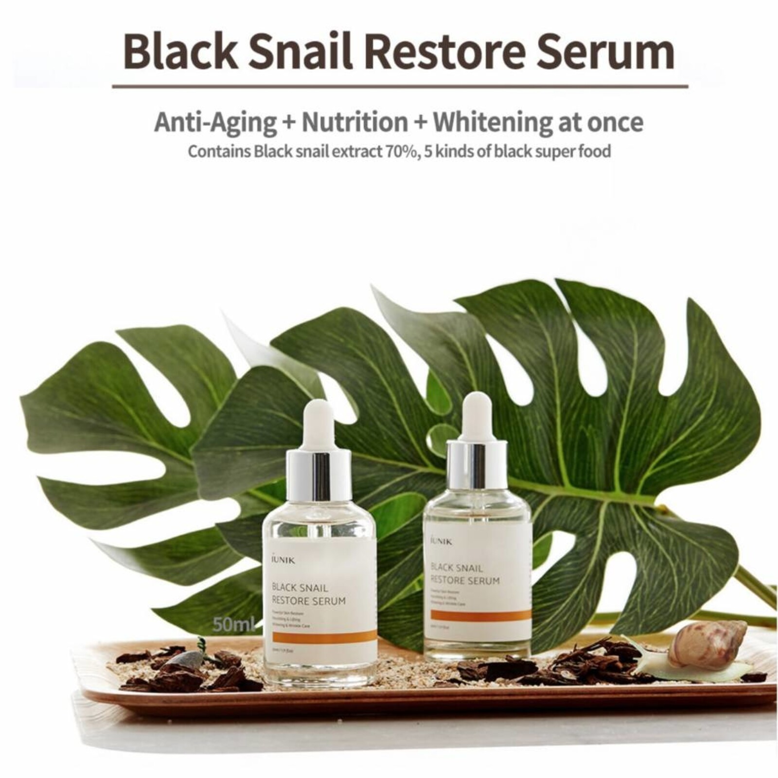 iUNIK Black Snail Restore Serum