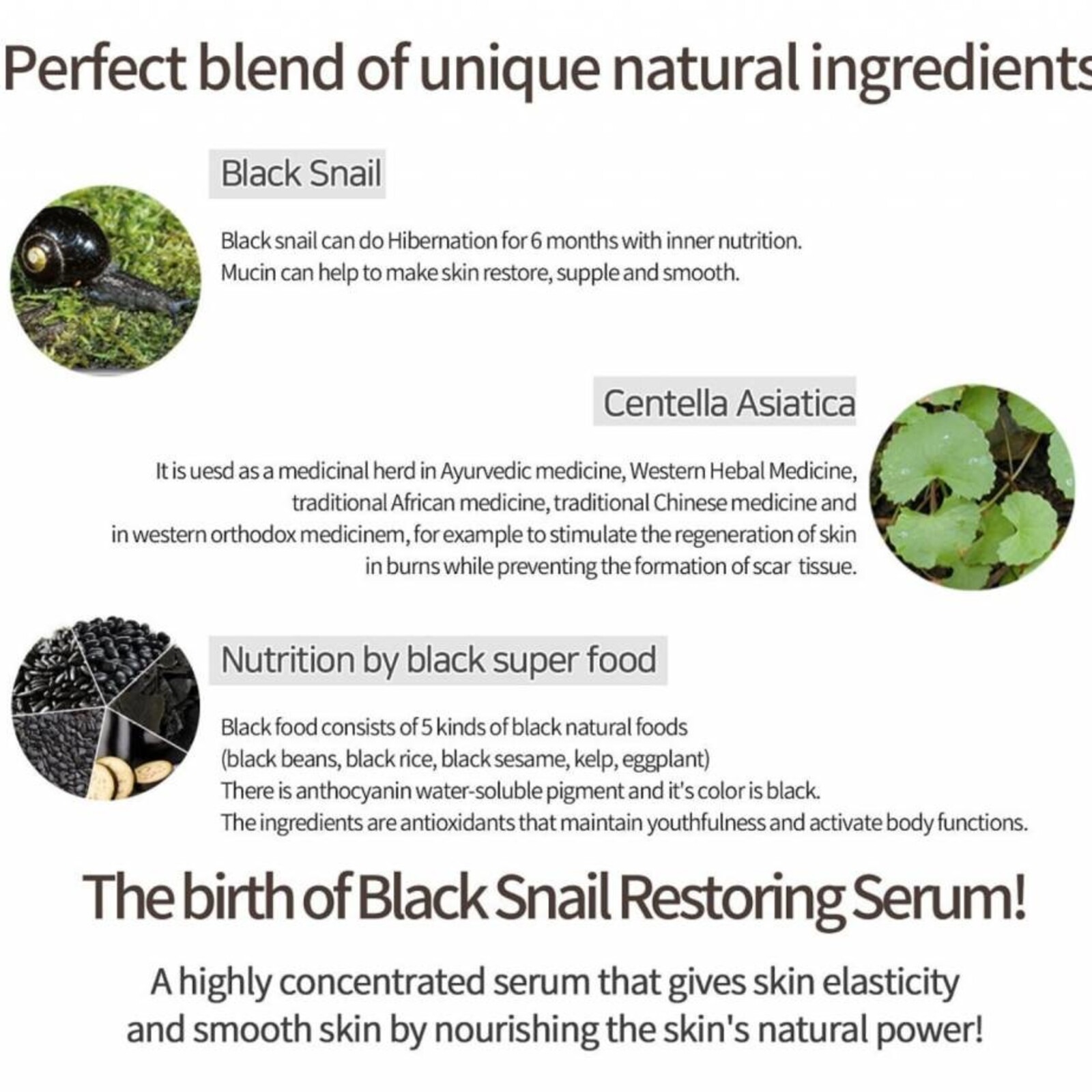 iUNIK Black Snail Restore Serum