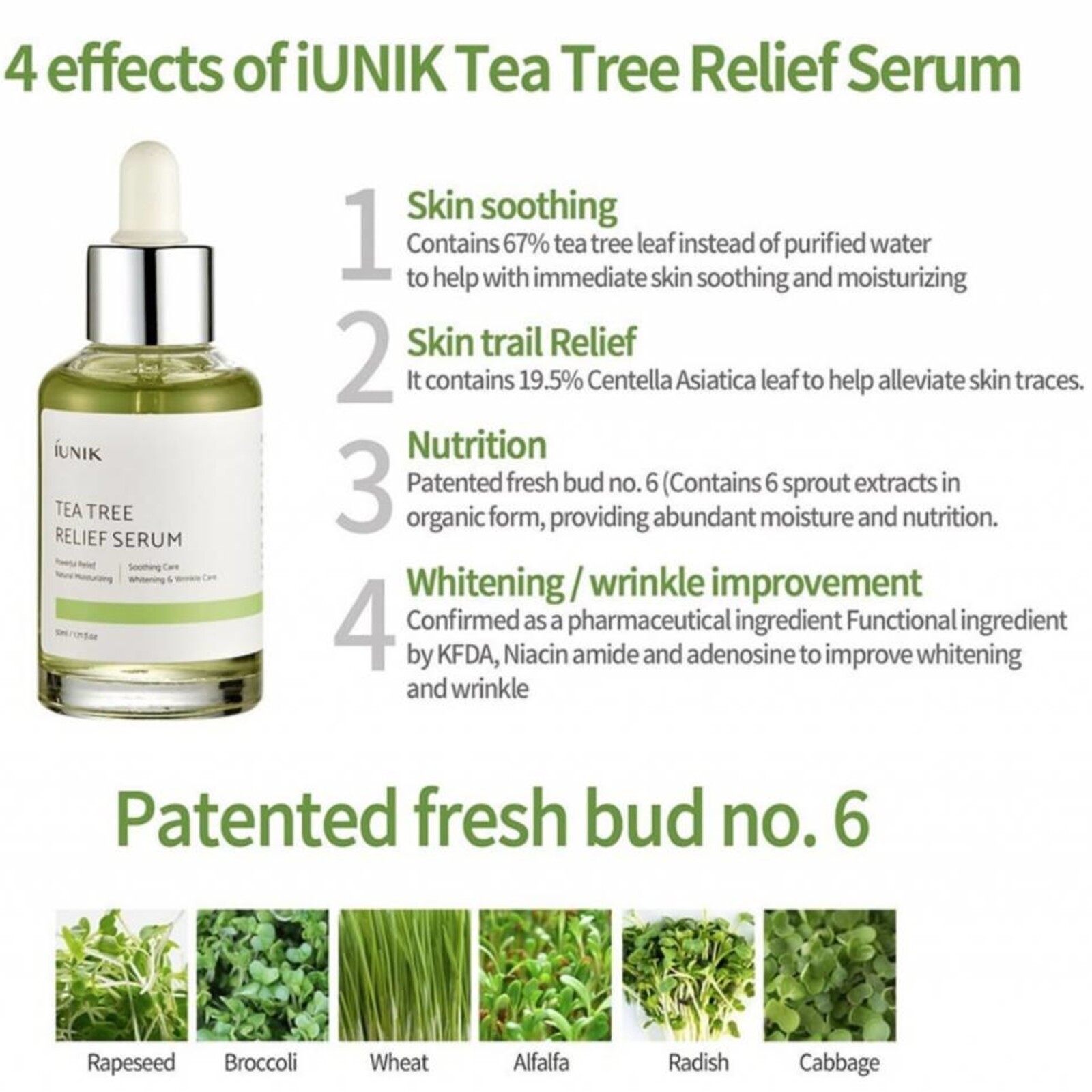 iUNIK Tea Tree Relief Serum