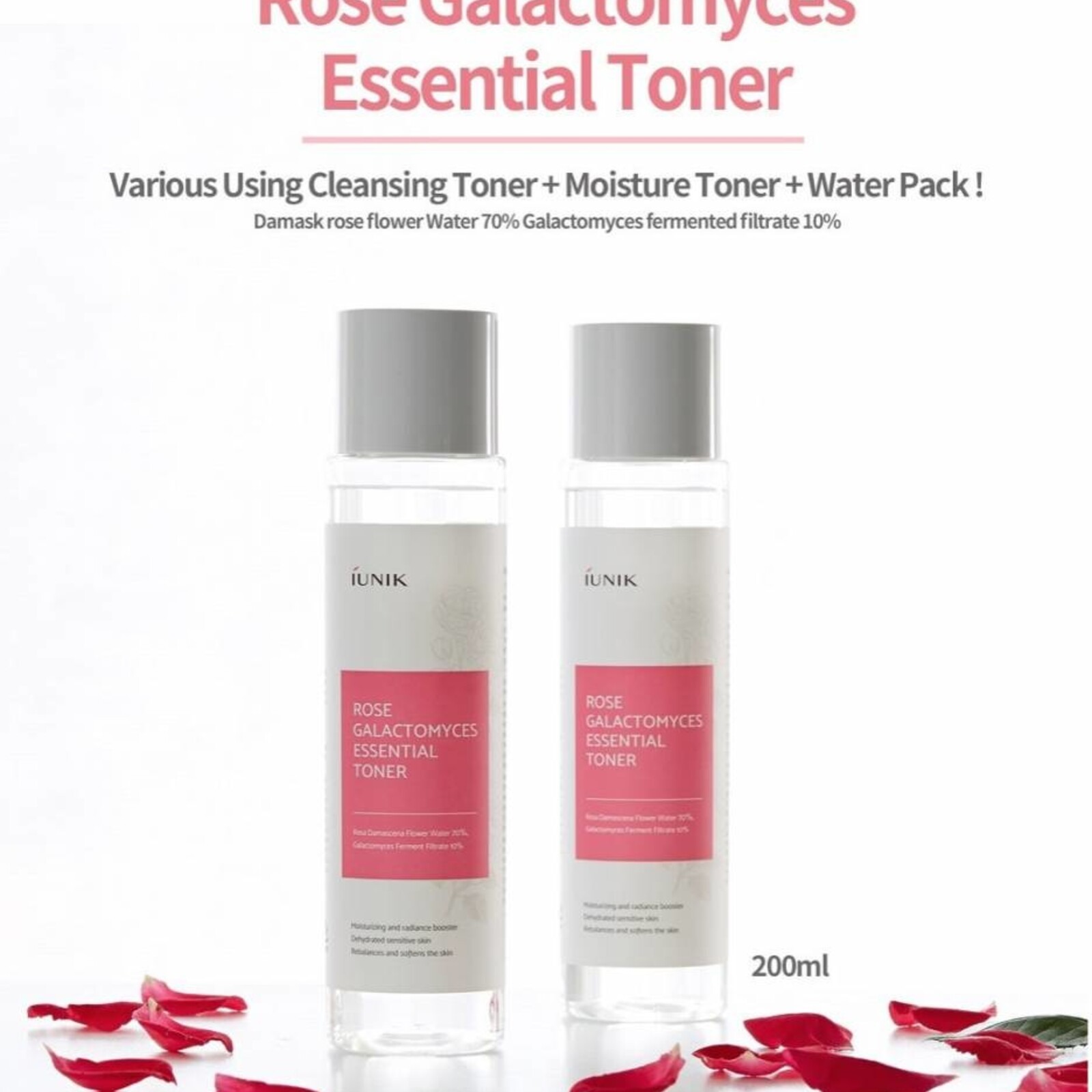 iUNIK Rose Galactomyces Essential Toner