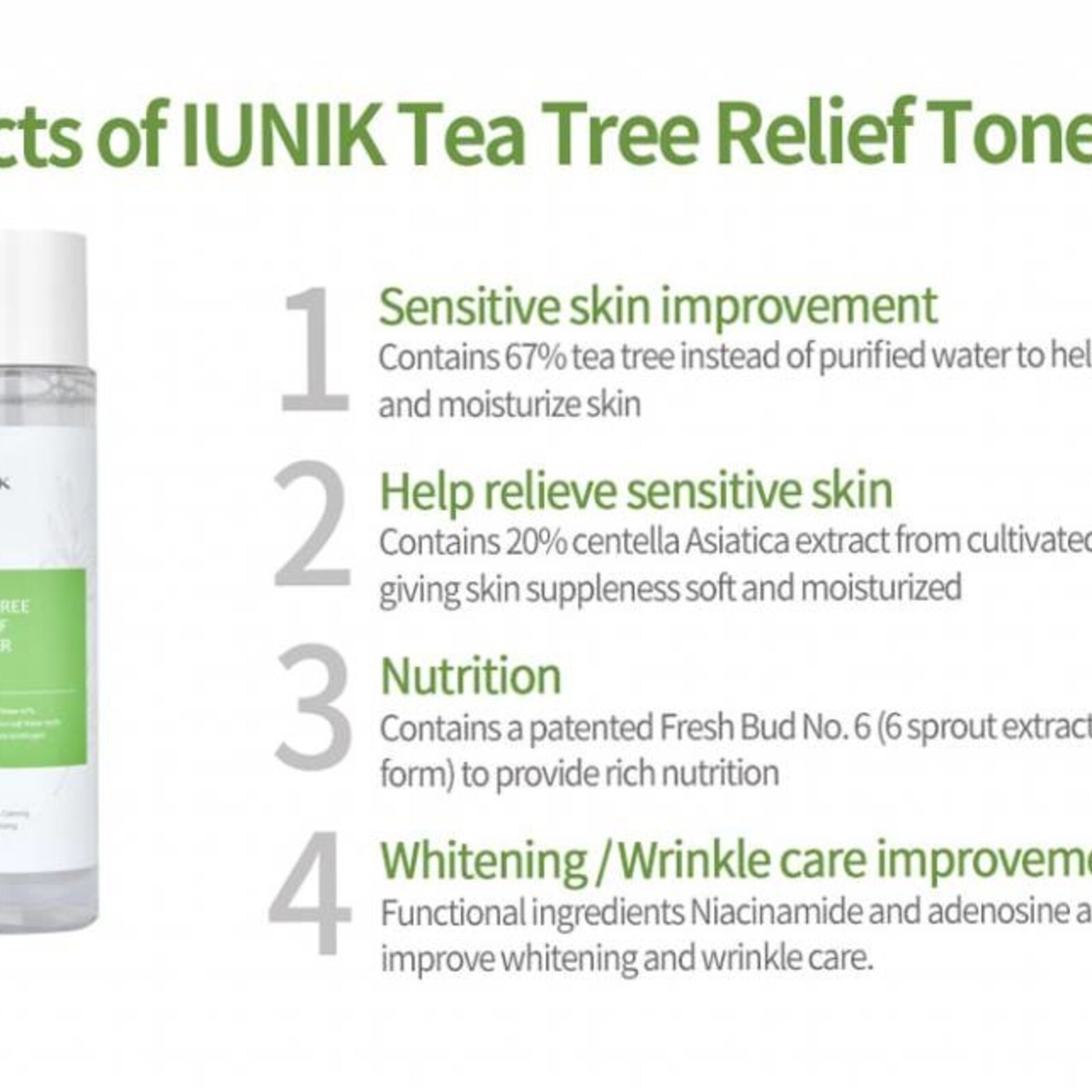 iUNIK Tea Tree Relief Toner