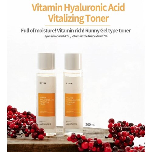 Vitamin Hyaluronic Acid Vitalizing Toner iUNIK Vitamin Hyaluronic Acid Vitalizing Toner