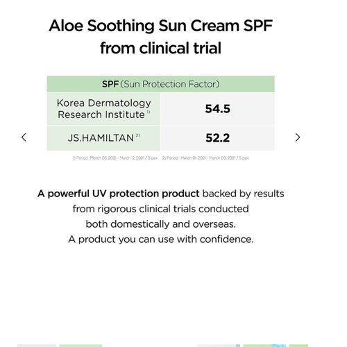 Aloe Soothing Sun Cream SPF50+ PA+++ COSRX Aloe Soothing Sun Cream SPF50+ PA+++