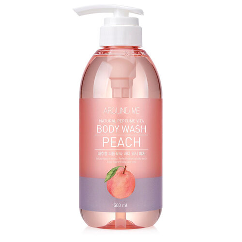 Around Me Natural Perfume Vita Body Wash Peach Welcos Kwailnara Around Me Natural Perfume Vita Body Wash Peach