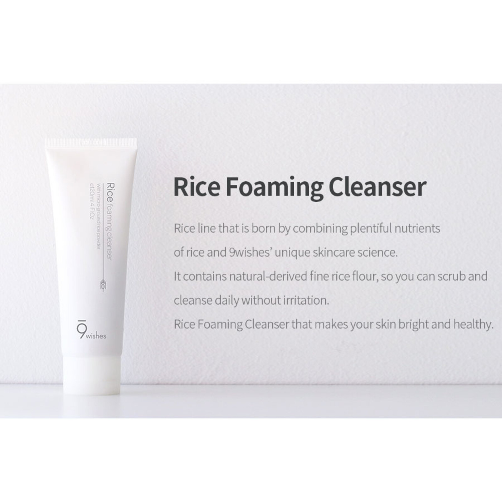 9Wishes Rice Foaming Cleanser