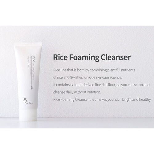 Rice Foaming Cleanser 9Wishes Rice Foaming Cleanser