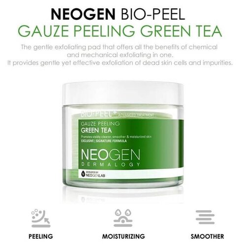 Dermalogy Bio-Peel Gauze Peeling Green Tea Neogen Dermalogy Bio-Peel Gauze Peeling Green Tea