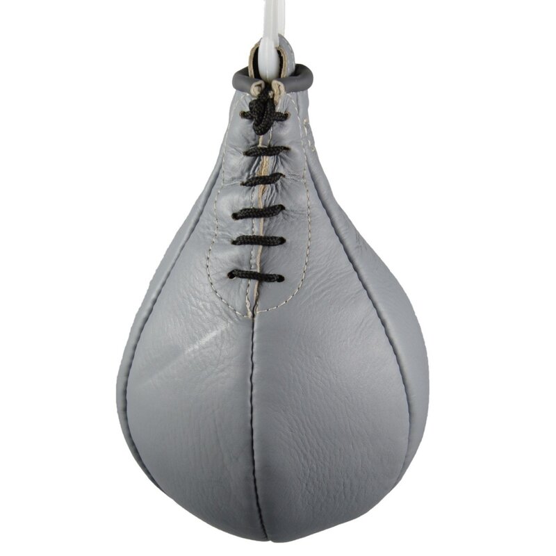 boxing speedball, genuine leather, small, black