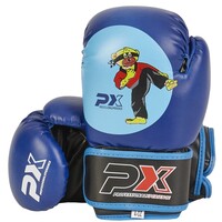 Junior boxing gloves PU blue BUDOBAERT