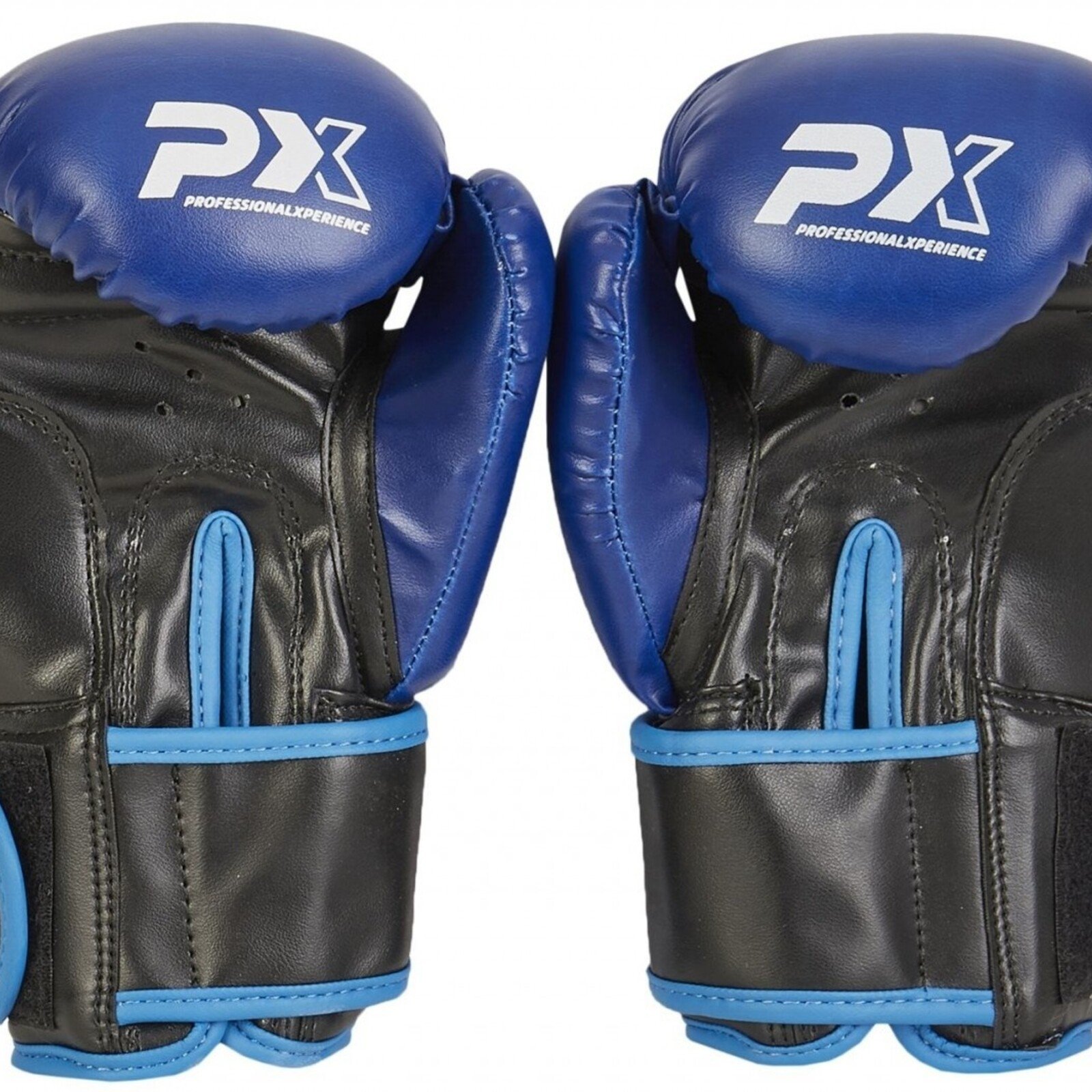 Junior boxing gloves PU blue BUDOBAERT