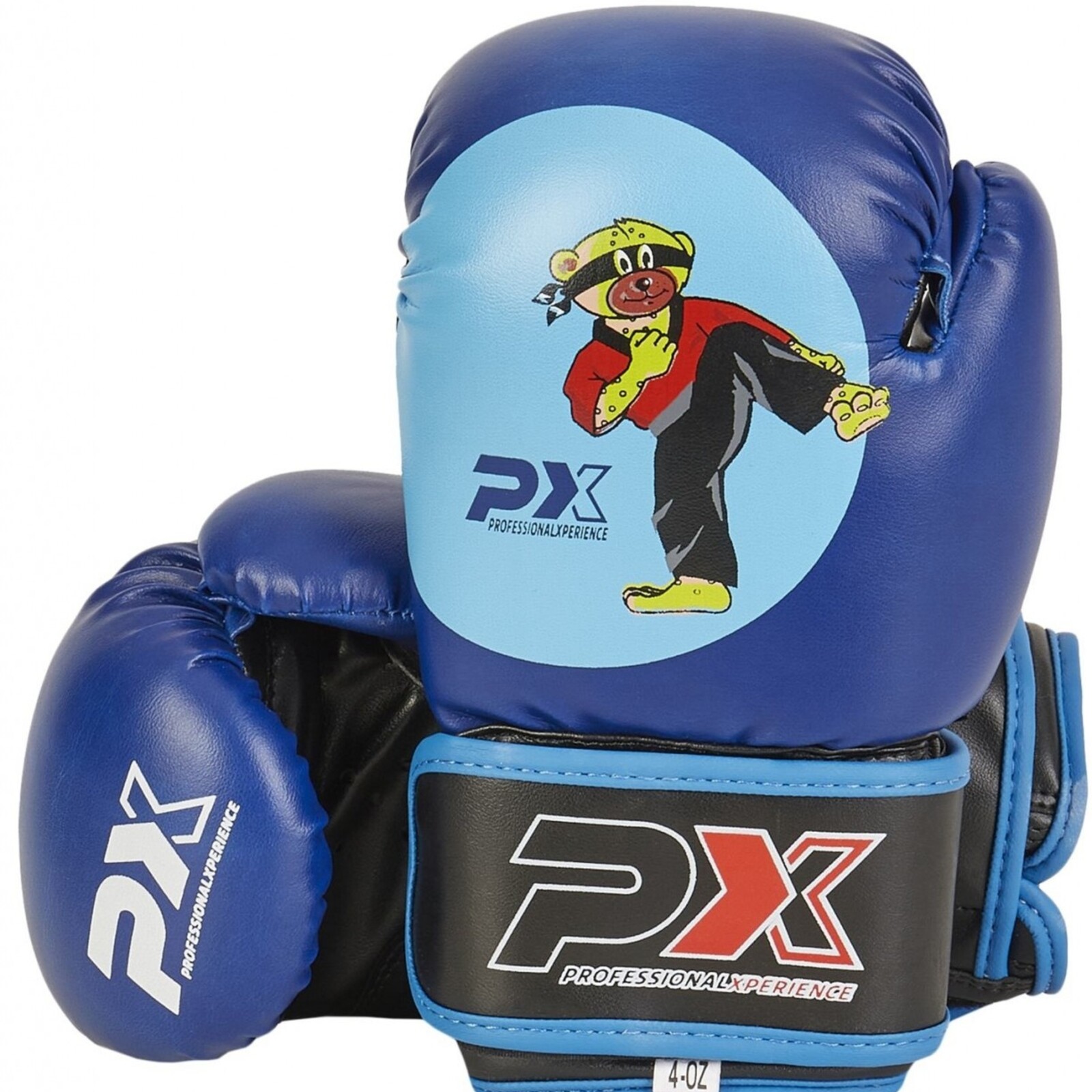 Junior boxing gloves PU blue BUDOBAERT