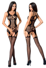 * PASSION Zwarte bodystocking Leah van Passion