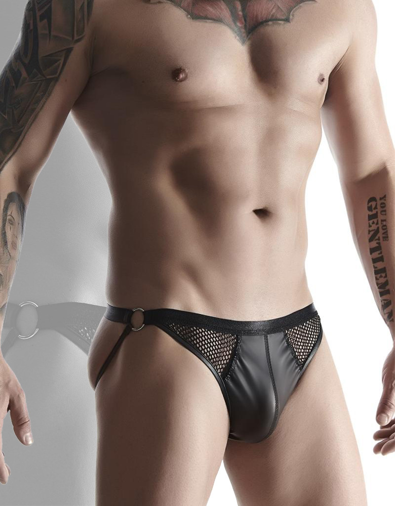 Wetlook heren slip met mesh inzetstukken Wetlook heren slip met mesh inzetstukken