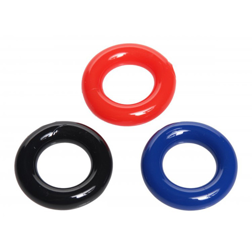 Rekbare cockring set - 3 stuks Rekbare cockring set - 3 stuks