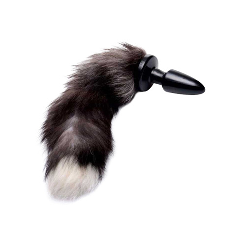 Grey Fox Tail Buttplug Grey Fox Tail Buttplug