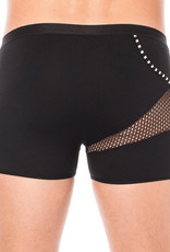 * Look Me  Heren boxer met een mesh deel en elastische zwarte stof van  het merk Look Me